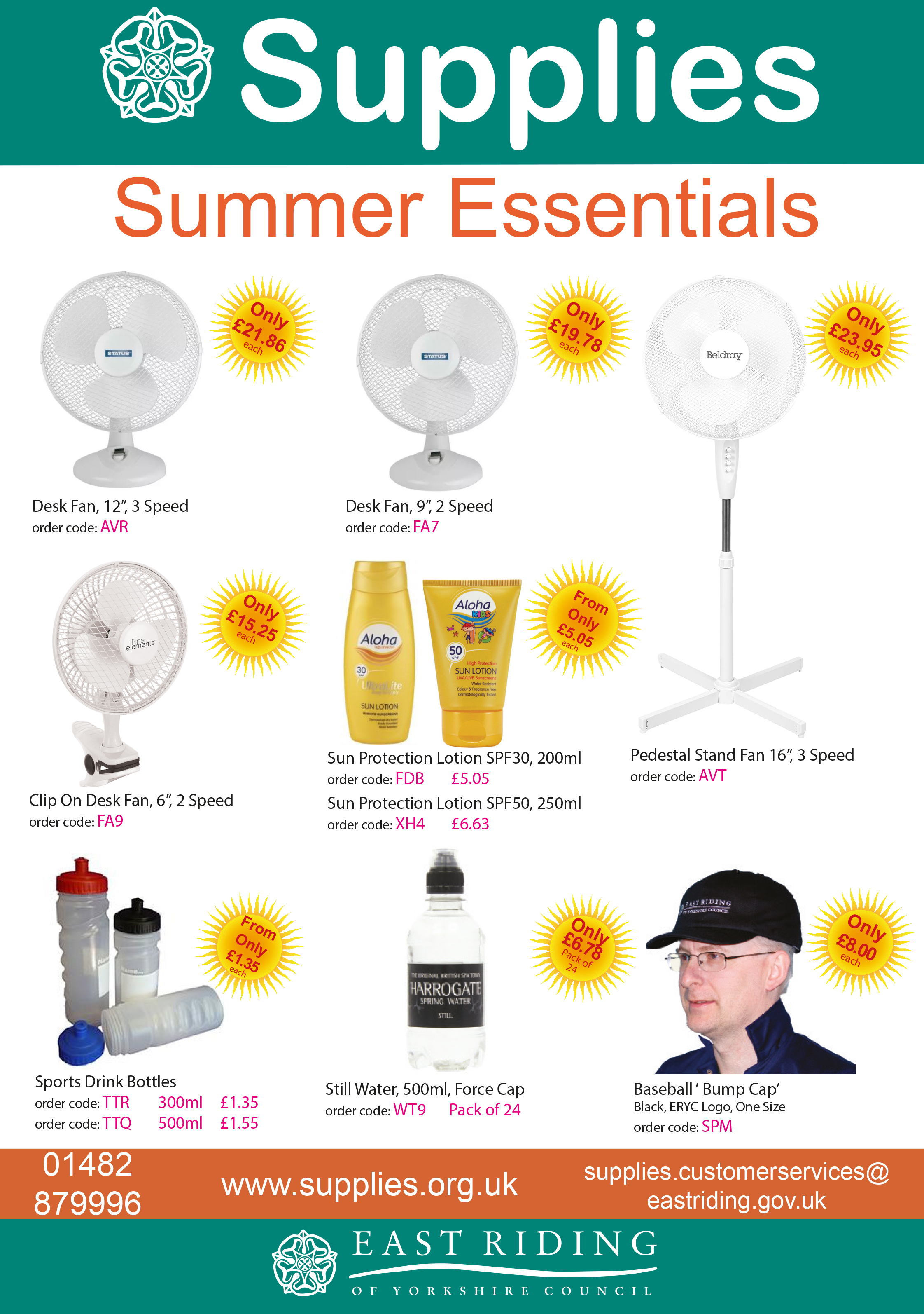 Corporate Summer Essentials Flyer