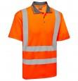 Hi-Vis Polo Shirt Orange