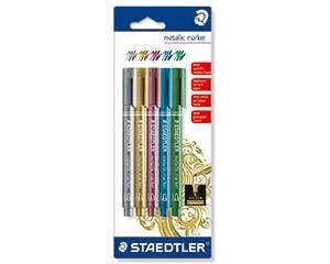 Staedtler Metallic Markers, Pack of 5