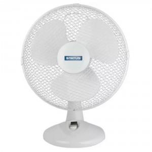 Desk Fan, 12" Diameter, 3 Speed