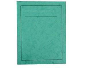 Exercise Books, A4, 80 Pages, Ruled 15mm Feint, Green Covers, Pack of 50