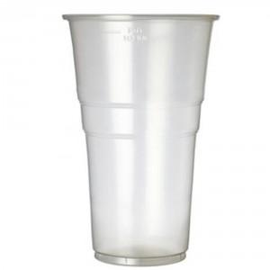 Oxo-Bio Flexy Glass Pint, 20oz CE to Brim, Clear, Pack of 1000