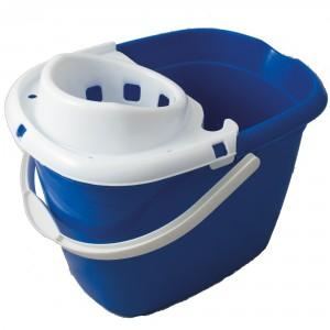 Mop Bucket, 15 litres, Detachable Strainer, Blue