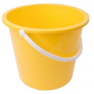 Bucket, Polypropylene, 10 litres, Yellow