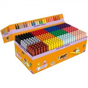 BiC Kids Visacolor XL ECOlutions Colouring Pens, Classpack of 288