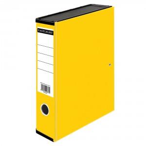 Box File with Lid Clip, Foolscap - Yellow