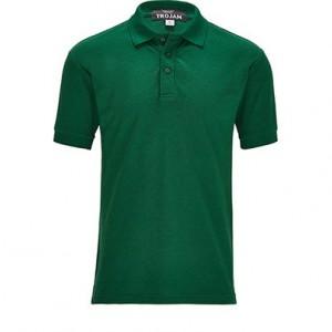 TROJAN Bottle Green Polo Shirt, Size S