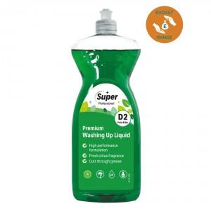 Premium Green Detergent Washing up Liquid, 1 Litre