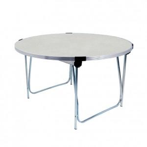 Gopak Round Folding Table , 1220(Dia)x700mm, Snow Grit