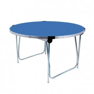 Gopak Round Folding Table , 1220(Dia)x584mm, Blue