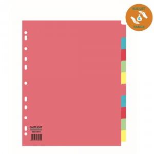 File Dividers, Extra Wide A4, 10 tab