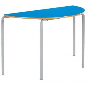 Crushed Bent Table, Semi-Circular, DxH: 1200x640mm