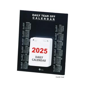 2025 Daily Desk Calendar, Tear-Off Board