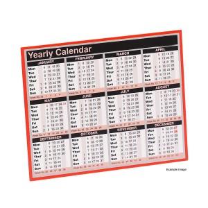 2025 Year To View Desk Calendar