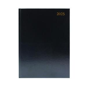 2025 A4 Diary, Week To View, Black