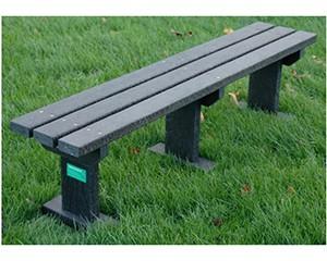 Marmax Sturdy Bench, Black/Grey