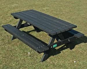 Marmax Picnic Bench, Heavy Duty, Black