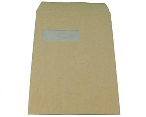 Envelopes, Pocket, C4, Buff Manilla, Self Seal, Window, Pack of 250