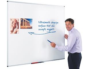 Whiteboard, Magnetic, Single Sided, 1200x1800mm