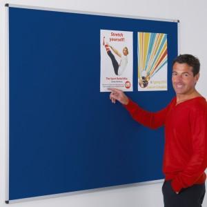 Aluminium Framed Noticeboard, 900x1200mm