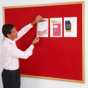 Light Oak Eco-Friendly Noticeboards, 1200  x 1800mm