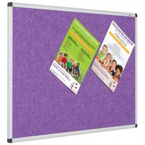 Metroplan Eco-Colour Aluminium Framed Noticeboards, 1200 x 2400mm