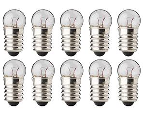 Bulbs, 1.25V, 0.25amp MES, Pack of 10