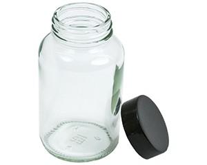 Powder Bottle, Glass, 100ml capacity