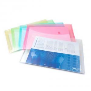 Popper Wallets A4+ Foolscap, Pastel, Pack of 5