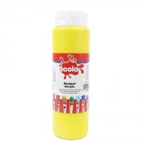 Acrylic Paint, 500ml, Mid yellow