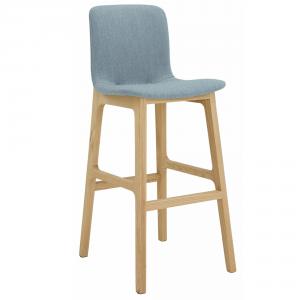 Elite Shell Stool With Wooden Legs