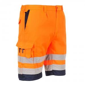 Hi-Vis Shorts, Orange, Size Large