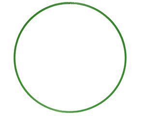 Hoop, Plastic, 75cm diameter, Green