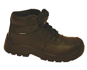 Rock Fall Safety Boots, Black, Size 10