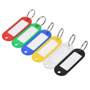 Key Fobs, Assorted Colours, Pack of 20