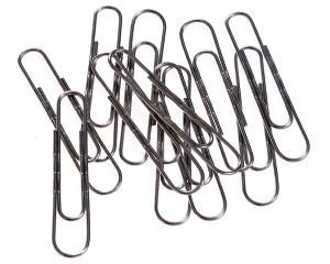 Paper Clips, Wavy, Pack of 100, 75mm