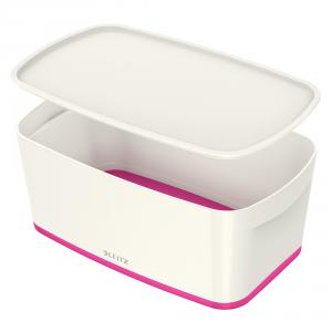 Leitz MyBox WOW Small with lid, Pink