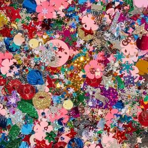 Sequins, Assorted Colours, 500g Bag