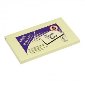 Super Sticky Canary, Pack of 12, 76mm x 127mm