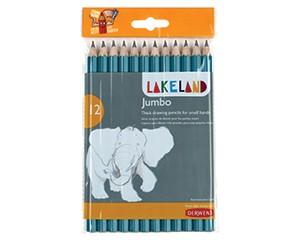 Lakeland Jumbo Pencils, Pack of 12