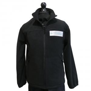 Fleece With ERYC Heat Sealed Reflective Logo, Black, Size Large