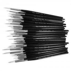 Paint Brushes, Sable Substitute, Pack of 50