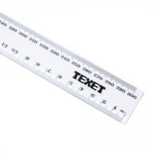 Office Ruler, 30cm, Clear, Pack of 10