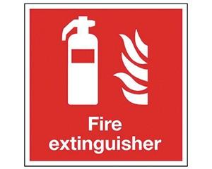 Fire Extinguisher Location Sign, Self Adhesive