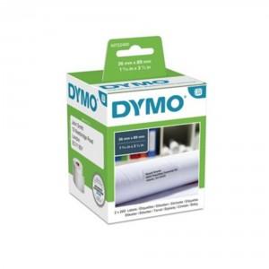 Dymo Labels, Paper, White, 89x36mm, Pack of 2