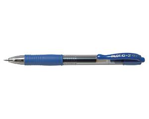 Gel Ink Pen, Retractable, Blue