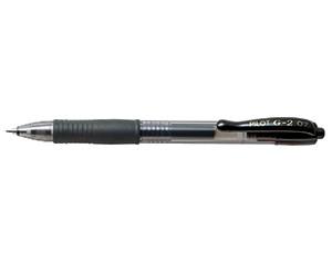 Gel Ink Pen, Retractable, Black