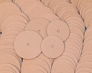 Card Wheels, Pack of 100, 50mm