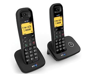 Twin Cordless Telephone, 2 Bases, 2 Handsets