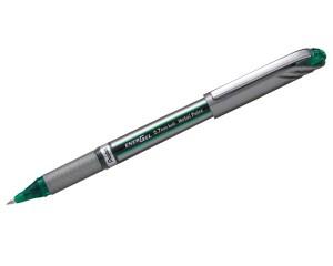 Pentel Energel Pen, Green, Pack of 12